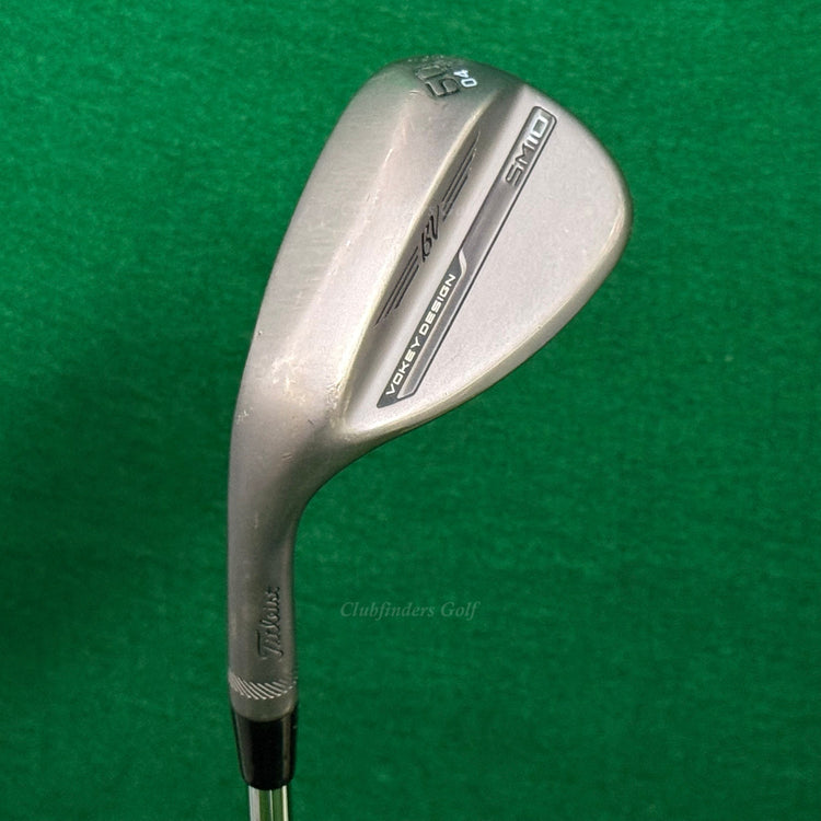 LH Titleist Vokey SM10 Nickel 60-4T 60° Lob Wedge Vokey Design Steel Wedge Flex