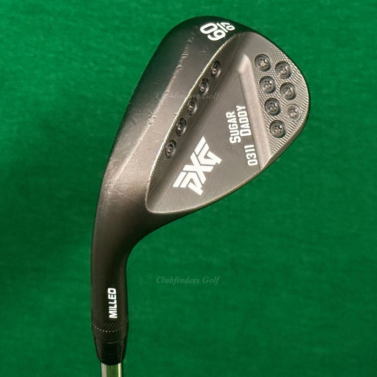 LH PXG Sugar Daddy 0311 Milled Black 60-7 60° Lob Wedge Elevate VSS 95-R Regular