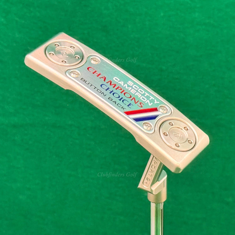 Scotty Cameron Champions Choice Button Back Newport 2+ 35" Putter w/ HC