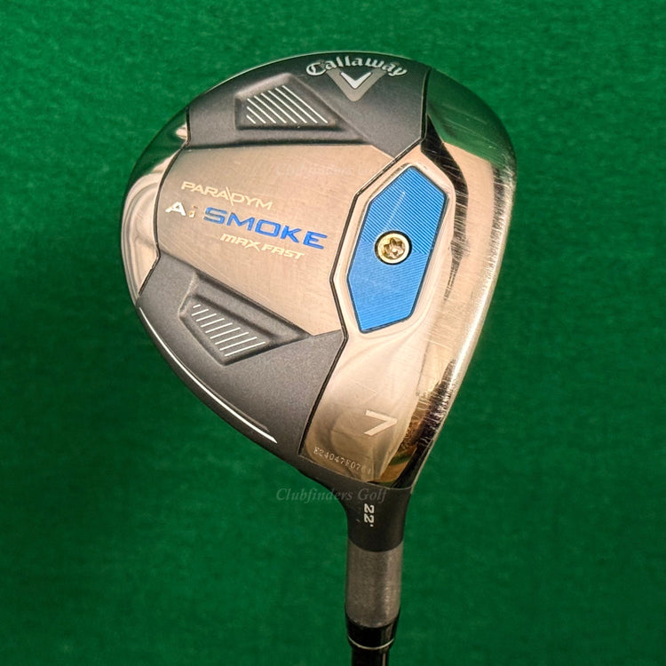 Callaway Paradym Ai Smoke Max Fast 22° Fairway Wood 7 Tensei Blue 40 R2 Seniors