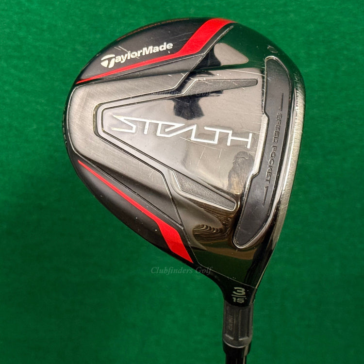 TaylorMade Stealth 15° Fairway Wood 3 Fujikura Ventus Red FW 6-X Extra Stiff