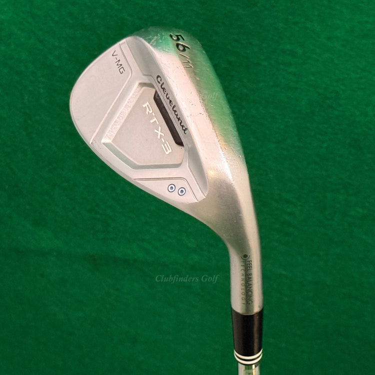 Cleveland RTX-3 V-MG Chrome 56-11 56° Sand Wedge Dynamic Gold Steel Wedge Flex