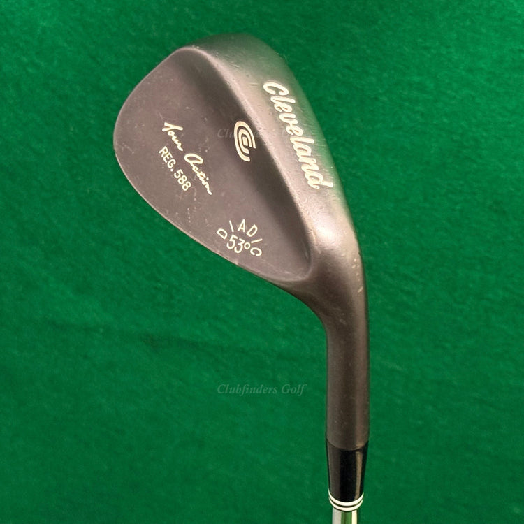 Cleveland Tour Action REG 588 Diadic Black 53° Gap Wedge Dynamic Gold Wedge Flex