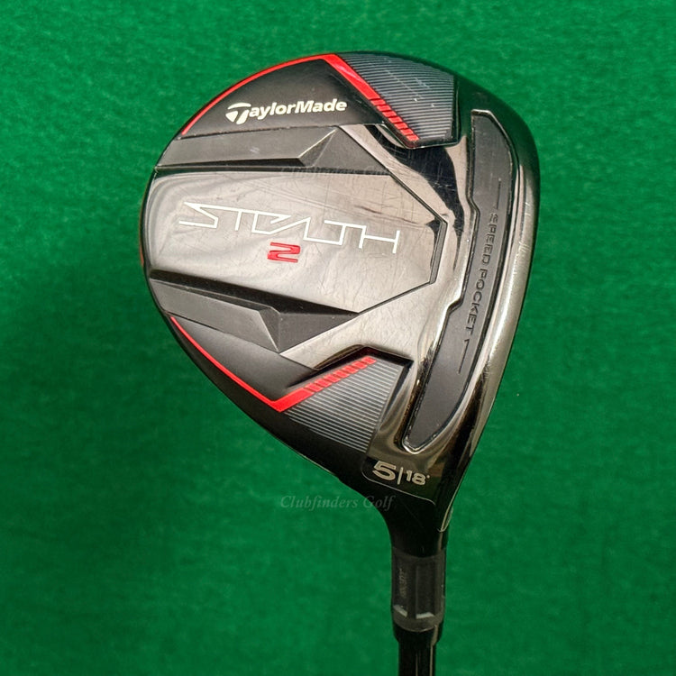 TaylorMade Stealth 2 18° Fairway 5 Wood Ventus TR Red FW 6-S Stiff w/ HC
