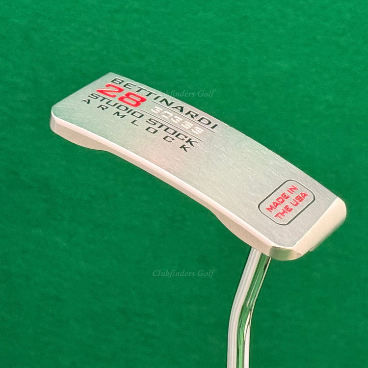 Bettinardi Studio Stock 28 Armlock Milled 39" SB Putter W/ Super Stroke