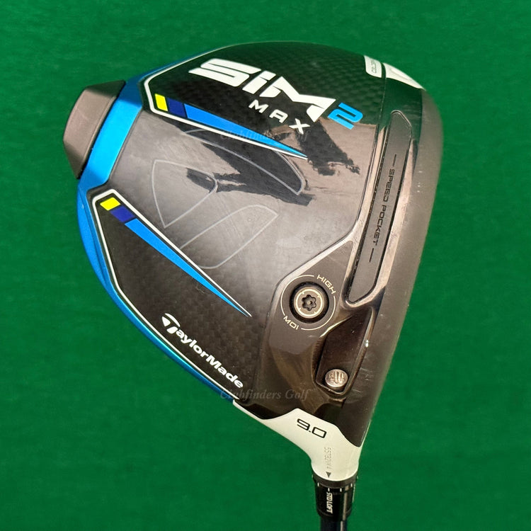 TaylorMade SIM2 MAX 9° Driver Fujikura Ventus Blue 5-S Graphite Stiff