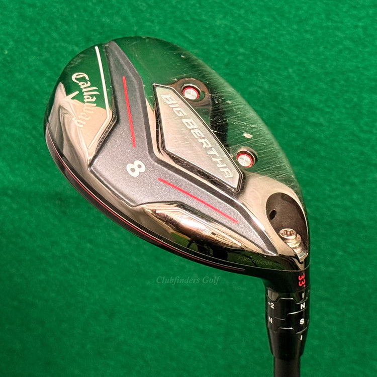 Callaway Big Bertha 2019 33° 8 Hybrid Mitsubishi MMT HY 80 Graphite Stiff