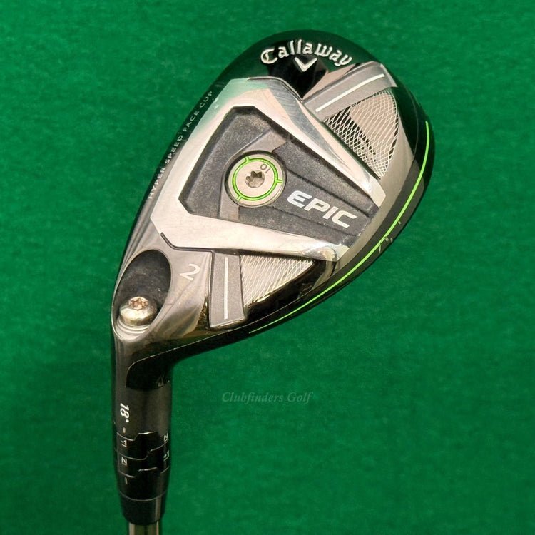 LH Callaway Epic 18° 2 Hybrid UST Mamiya Recoil ES 780 F4 Graphite Stiff