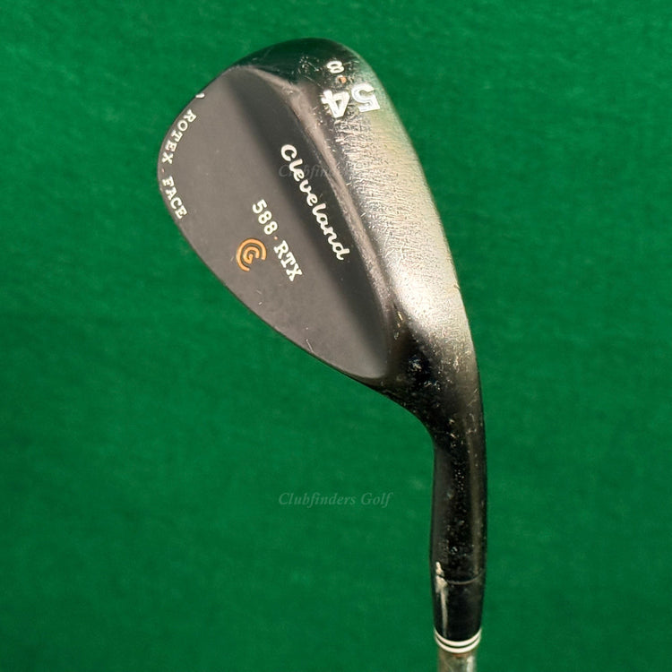 Cleveland 588 RTX Rotex Face Black Satin 54-8 54° Sand Wedge Stepped Wedge Flex