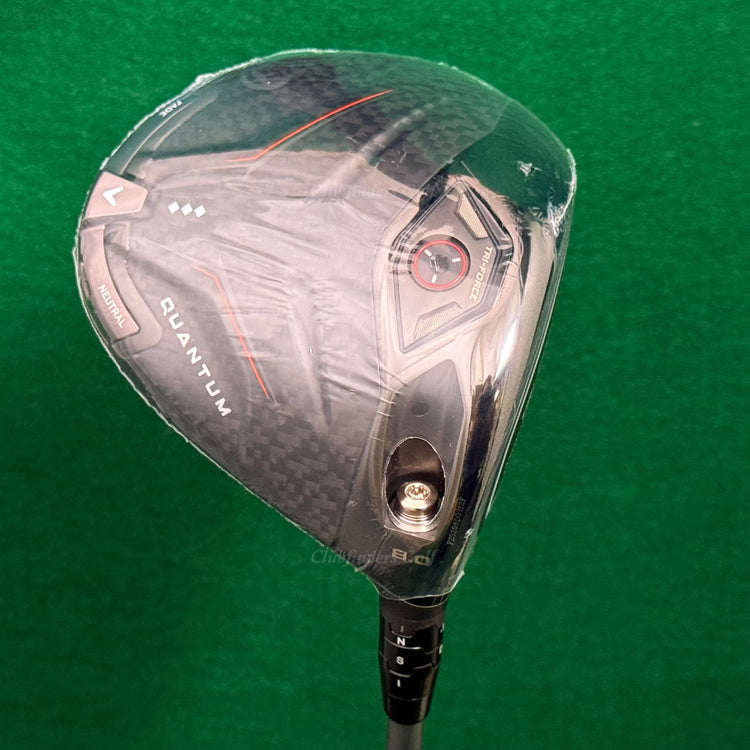 NEW Callaway Quantum Triple Diamond 8° Driver Denali Frost White 6.0 Stiff w/ HC