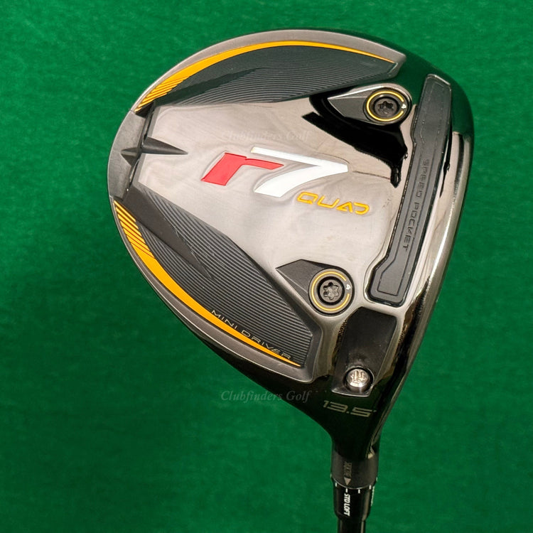 TaylorMade r7 Quad Mini Driver 13.5° Driver Fujikura Speeder 6-S Stiff w/ HC