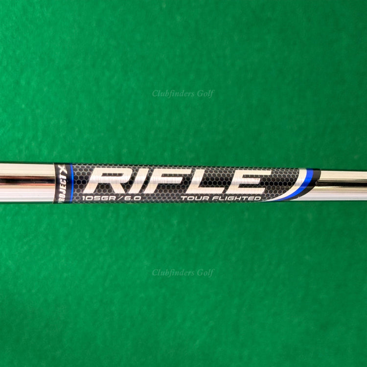 Callaway Rogue ST Pro 4-PW Iron Set Project X Rifle 105G 6.0 Tour Flighted Stiff
