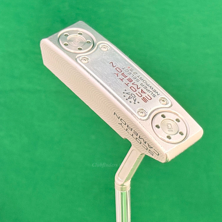LH Scotty Cameron 2023 Super Select Newport 2.5+ 35" Slant-Neck Putter Titleist