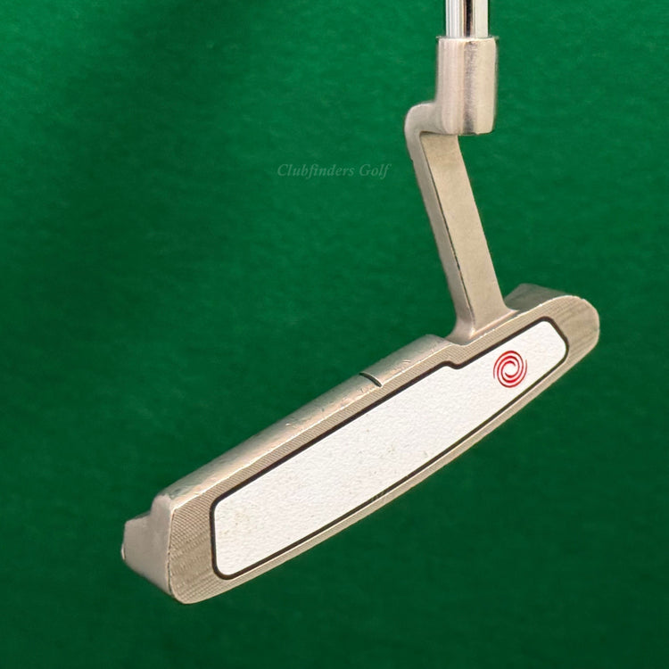 Odyssey White Hot Pro #1 Chrome Plumbers-Neck 34.75" Putter w/Super Stroke