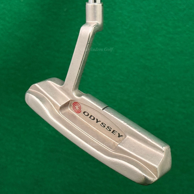 Odyssey White Hot Pro #1 Chrome Plumbers-Neck 34.75" Putter w/Super Stroke