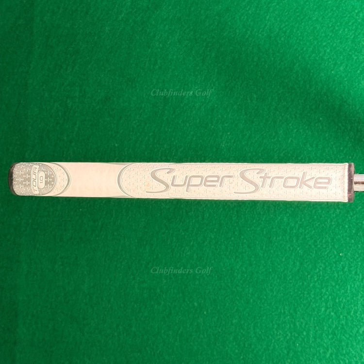 Odyssey White Hot Pro #1 Chrome Plumbers-Neck 34.75" Putter w/Super Stroke