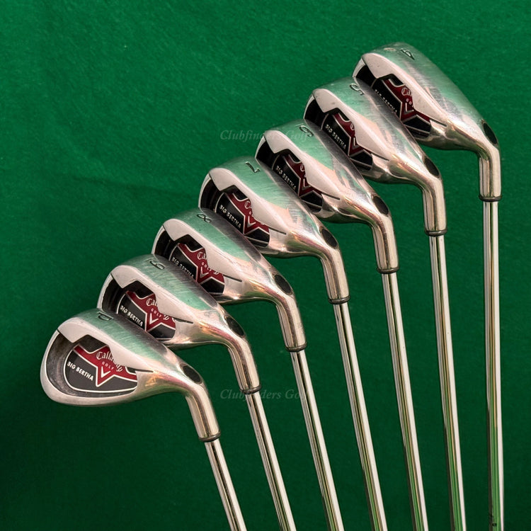 Callaway Big Bertha 2006 4-PW Iron Set Callaway Factory Steel Uniflex