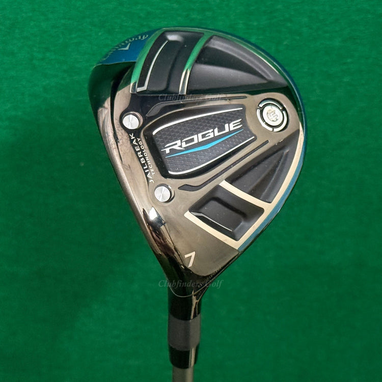 LH Callaway Rogue Fairway Wood 7 Fujikura Air Speeder 50-R Graphite Regular