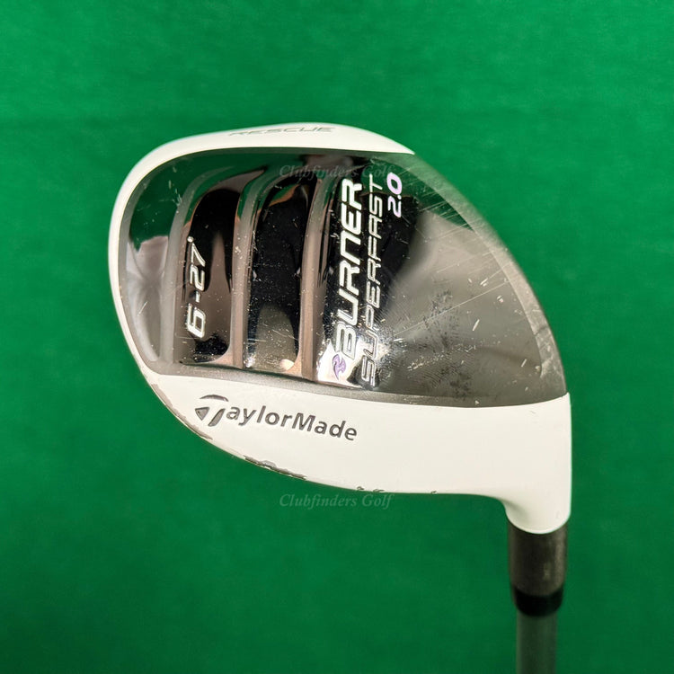 Lady TaylorMade Burner Superfast 2.0 27° 6 Hybrid REAX 50 Graphite Ladies