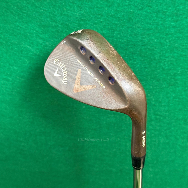 Callaway Mack Daddy Forged Raw 50-10R 50° Gap Wedge KBS Tour-V 110 Steel Stiff
