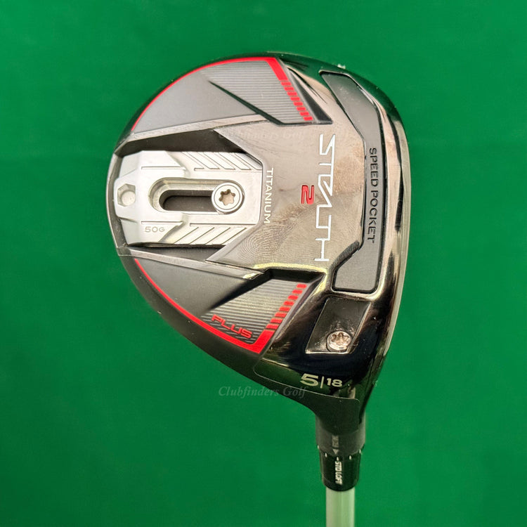 TayorMade Stealth 2 Plus 18° Fairway Wood 5 Aldila Ascent Red 60 Regular