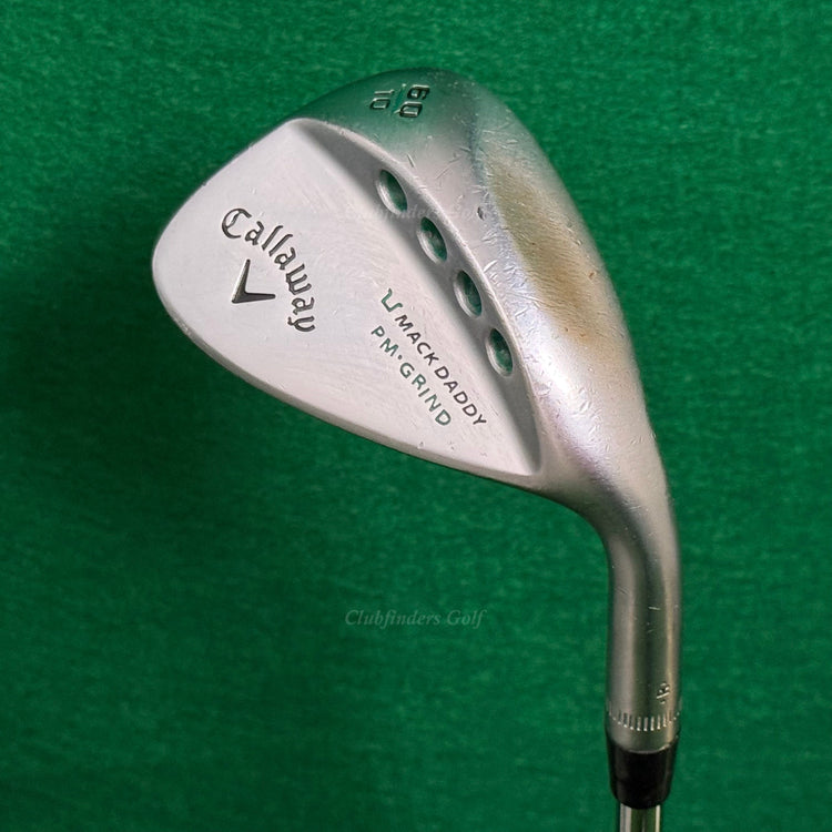 Callaway Mack Daddy PM Grind Chrome 60-10 60° Lob Wedge KBS Tour-V Wedge Flex