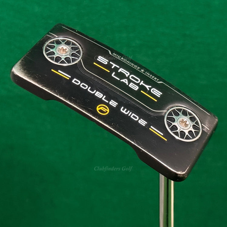 Odyssey Stroke Lab Black Double Wide F 34" Flow-Neck Putter w/ Super Stroke