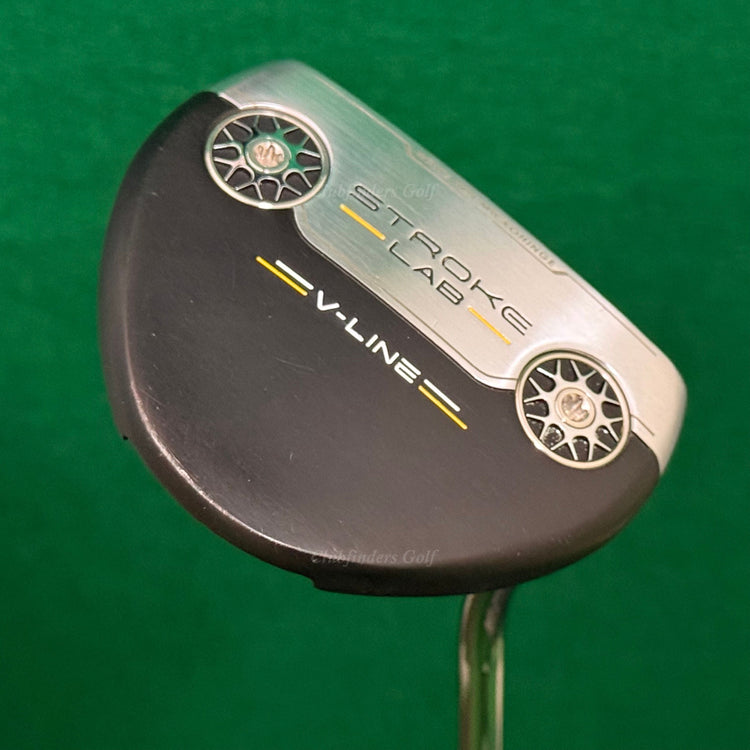 Odyssey Stroke Lab V-Line 34" Double-Bend Mallet Putter Golf Club w/ HC