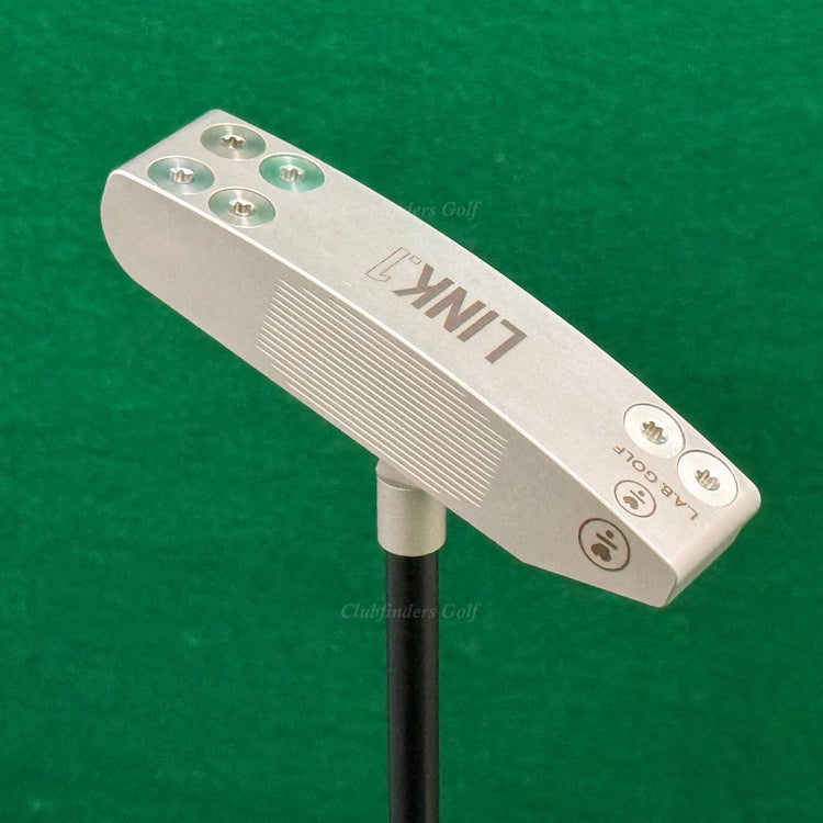 LH LAB Golf 2024 LINK.1 34" CS Blade Putter Matte Black Stepped Steel w/ HC