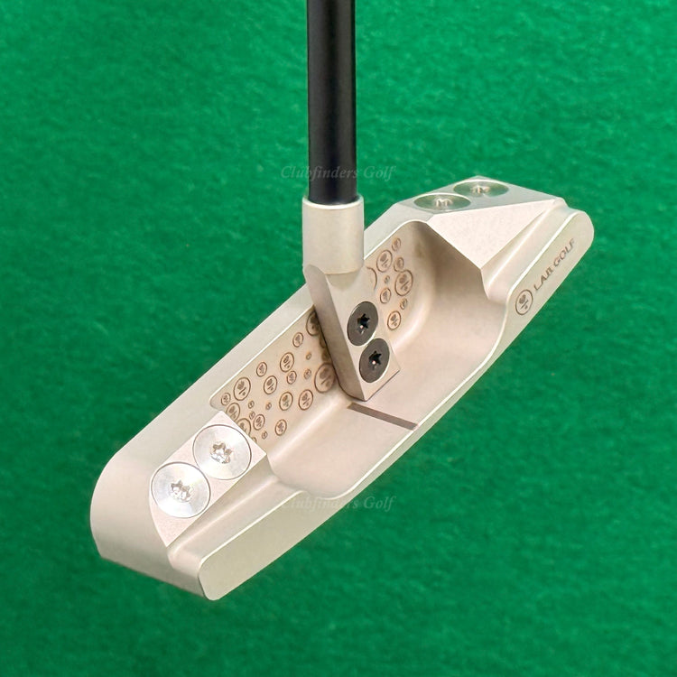 LH LAB Golf 2024 LINK.1 34" CS Blade Putter Matte Black Stepped Steel w/ HC