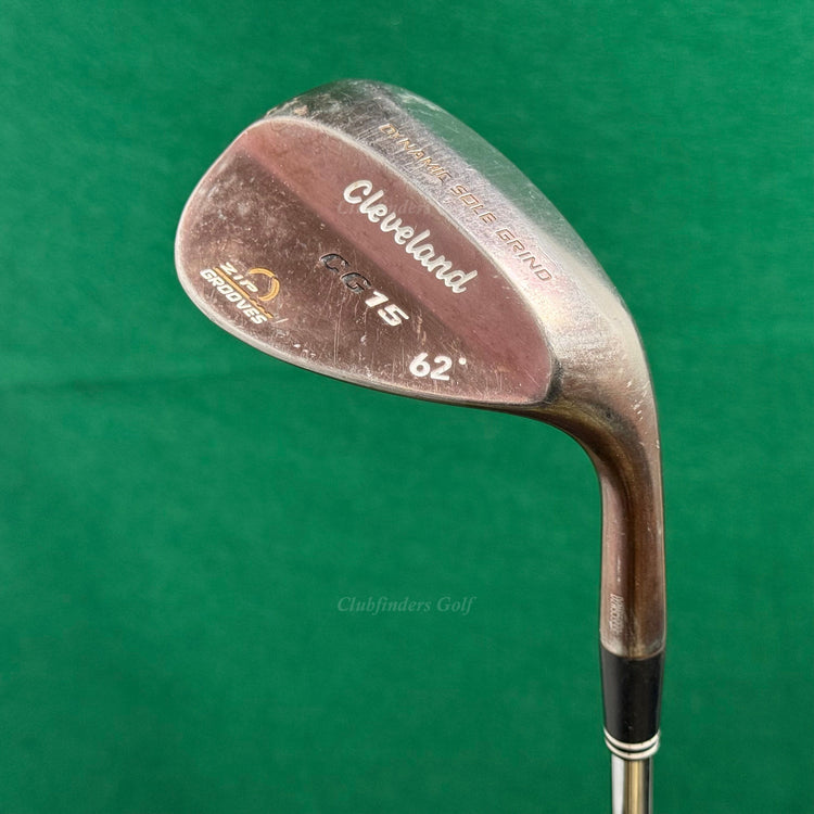 Cleveland CG15 Oil Quench 62° Lob Wedge Factory Traction Steel Wedge Flex