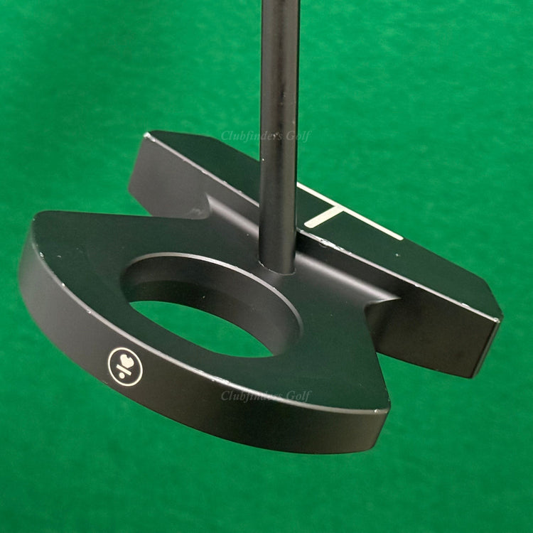 LAB Golf '24 DF3 Black 33.5" Center-Shaft Putter Matte Black Stepped Steel w/ HC