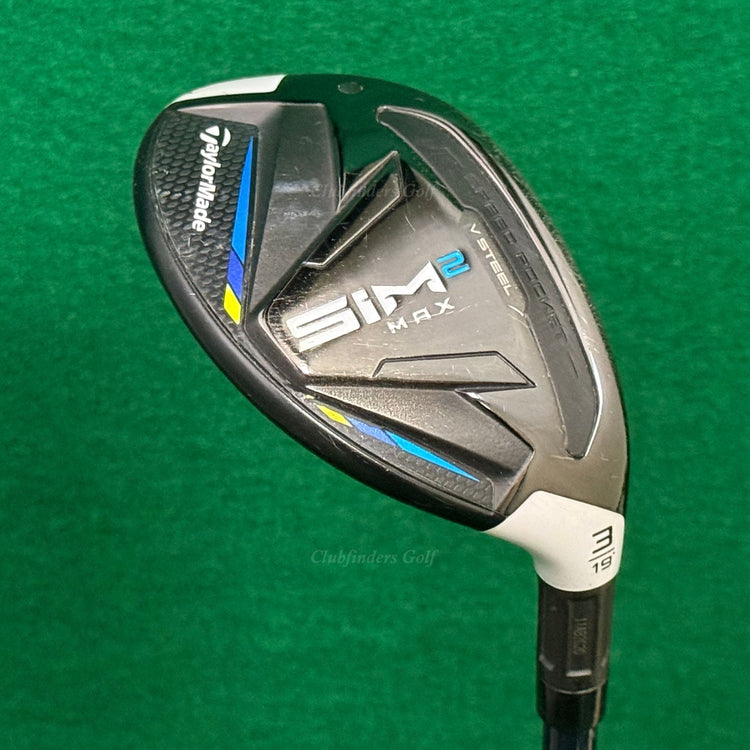 TaylorMade SIM2 Max 19° 3 Hybrid Fujikura Ventus Blue 7-S Graphite Stiff w/HC
