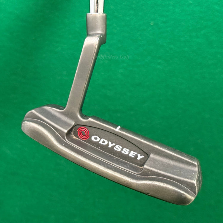 Odyssey White Hot Pro #1 Black 35" Plumbers-Neck Blade Putter Golf Club
