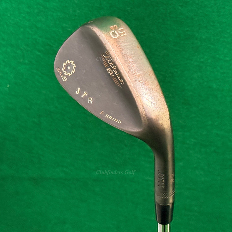 Titleist Vokey SM5 Black 50-8F 50° Gap Wedge Stepped Steel Wedge Flex
