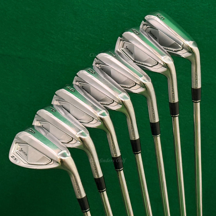 Srixon ZXi5 i-Forged 5-AW Iron Set True Temper AMT White Steel Stiff