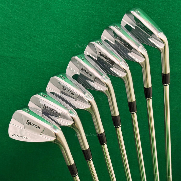 Srixon Z-Forged II 4-PW Iron Set KBS Tour Lite 100 Steel Stiff