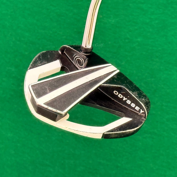 Odyssey Metal-X DART 370g 35" Double-Bend Mallet Putter w/Super Stroke