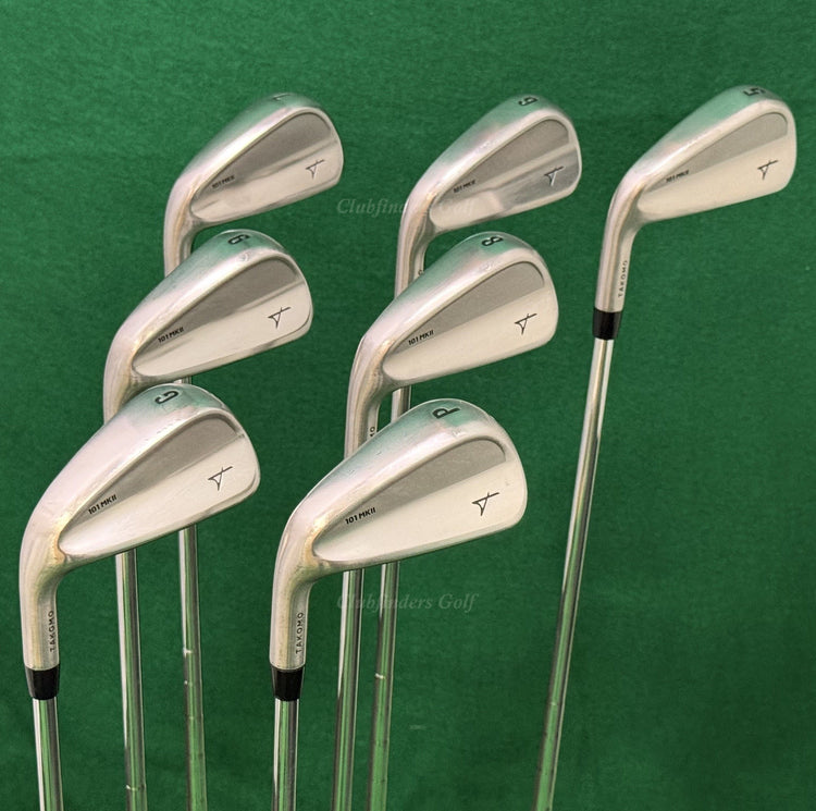 LH Takomo Golf 101 MKII 5-GW Iron Set KBS Tour Lite Steel Regular