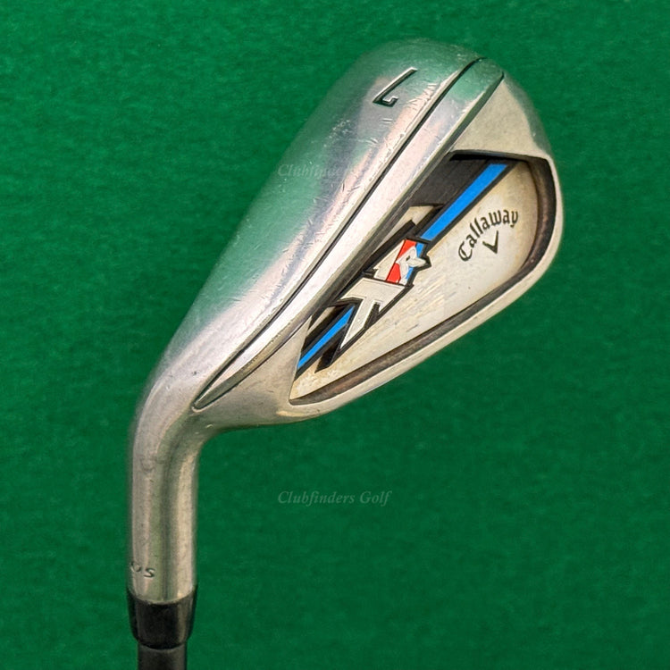 LH Callaway XR OS Single 7 Iron Mitsubishi Fubuki AT 50-A Graphite Seniors
