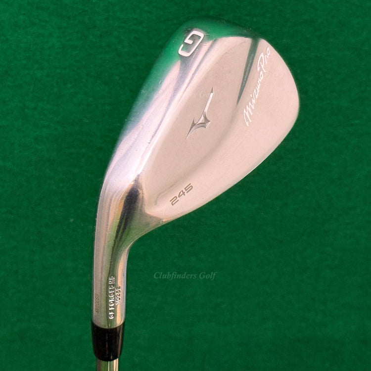 LH Mizuno Pro 245 Forged GW Gap Wedge Dynamic Gold Mid S300 115 Steel Stiff