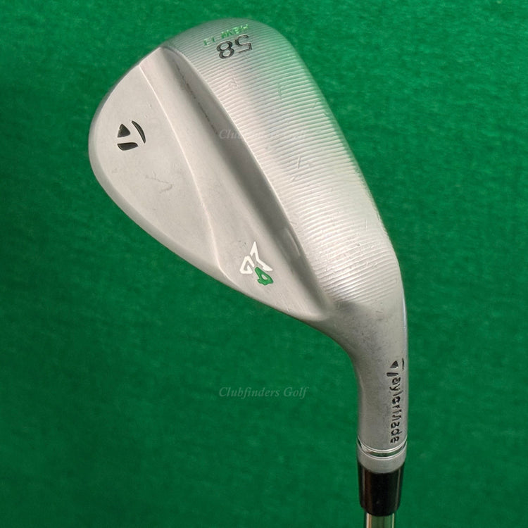 TaylorMade Milled Grind 4 MG4 Chrome 58-HBW13 58° Lob Wedge Stepped Wedge Flex