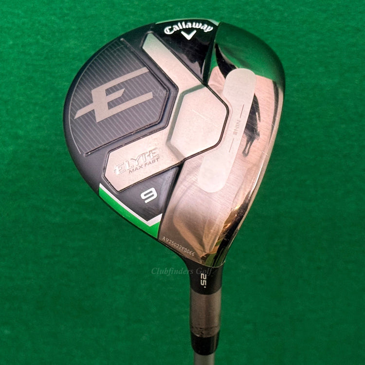 Callaway ELYTE Max Fast 25° Fairway Wood 9 Fujikura Air Speeder 50 Stiff w/HC