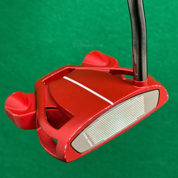 TaylorMade Spider Limited Red Itsy Bitsy 35" DB Putter Golf Club W/ Headcover