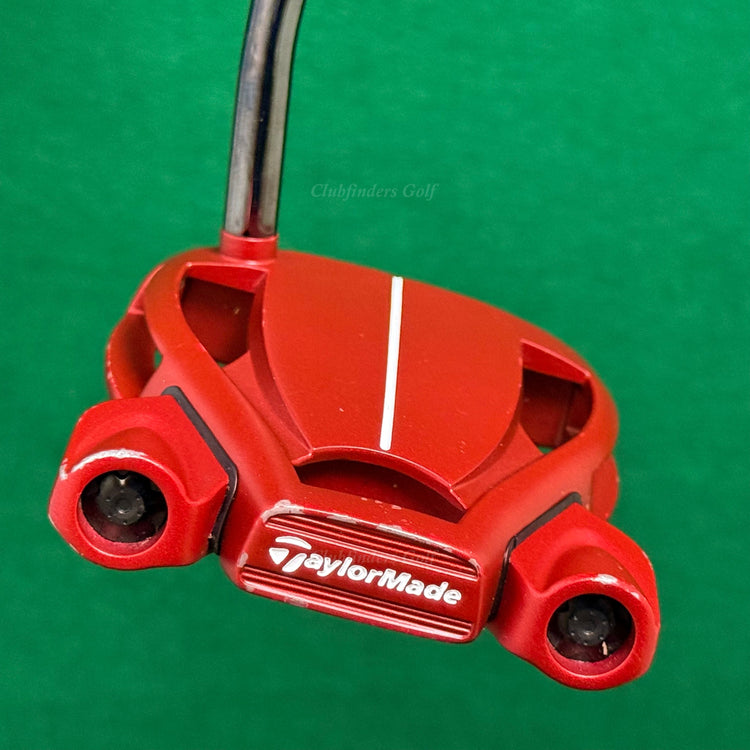 TaylorMade Spider Limited Red Itsy Bitsy 35" DB Putter Golf Club W/ Headcover
