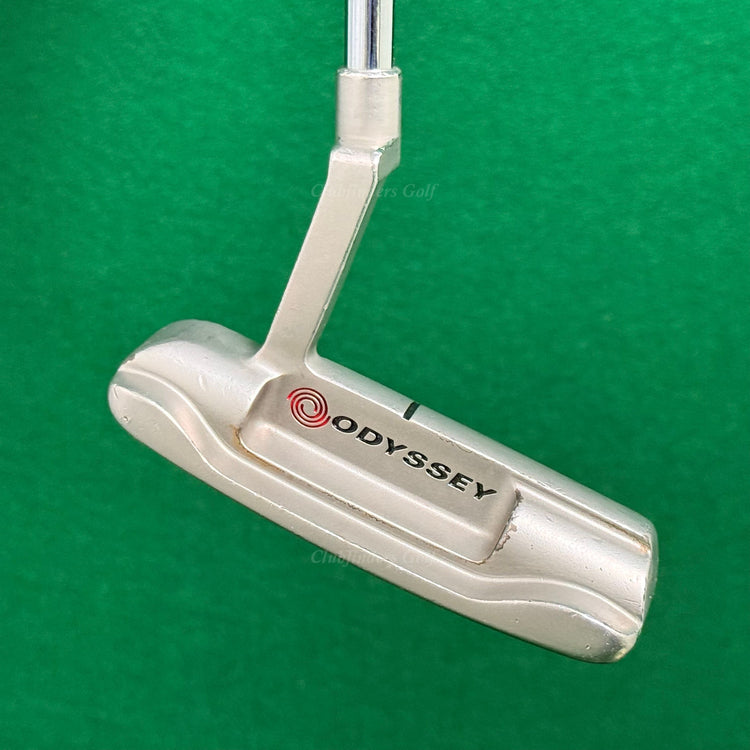 Odyssey White Hot Pro #1 Chrome Plumbers-Neck 35.5" Putter Golf Club