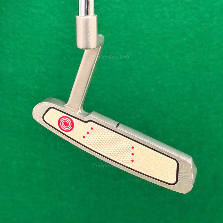 LH Odyssey White Hot XG #1 35" Plumber's-Neck Blade Putter Golf Club
