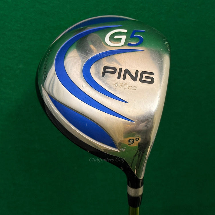 Ping G5 460cc 9° Titanium Driver Aldila NV 350 65-S Graphite Stiff