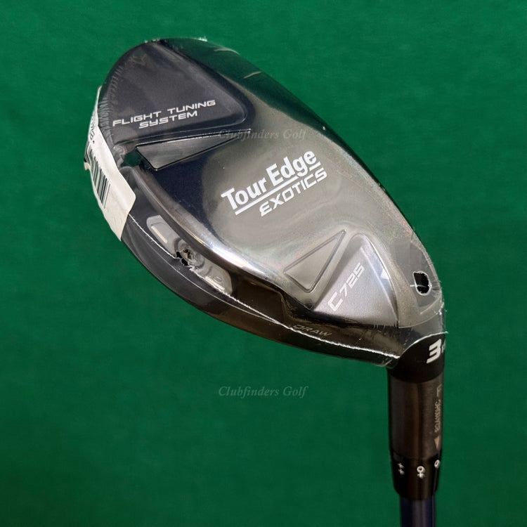 NEW Tour Edge Exotics C725 19° 3 Hybrid Denali Blue 6.0 80g Graphite Stiff w/HC