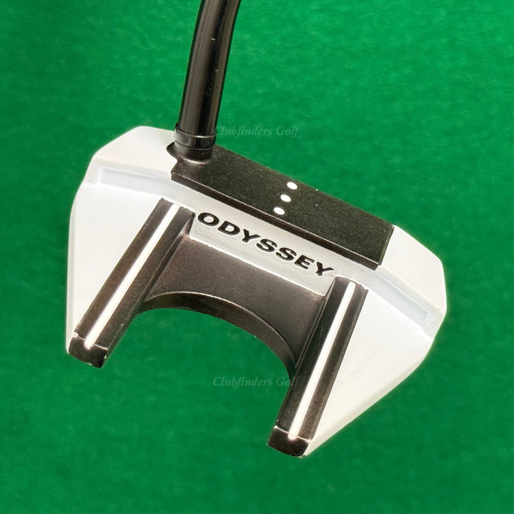 Odyssey O-Works 7 White/Black 35" Double-Bend Mallet Putter w/ Super Stroke